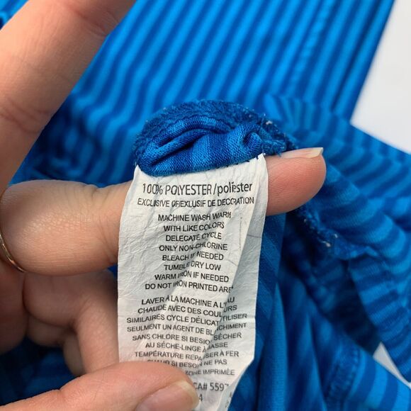 PGA Tour Polo Shirt Mens XL Extra Large Pacific Airflux Striped Performance Golf - Picture 9 of 11